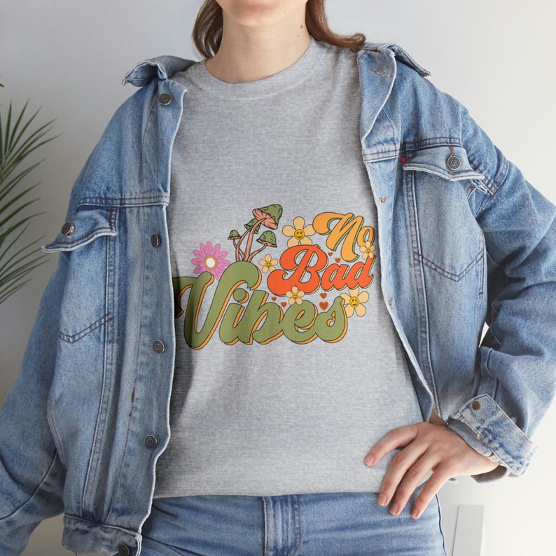 No Bad Vibes Unisex Tshirt Good Vibe Outfit Good Vibe Etsy UK