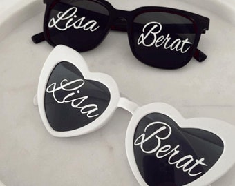 Personalisierte Partybrille | Herzbrille