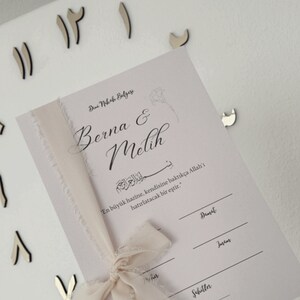 Dini Nikah Belgesi DIN A4