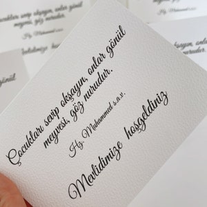 Tischkarten für jede Feierlichkeit | Geburtstage | Hochzeiten | JGA