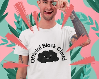 Liberte seu charme atrevido: camiseta oficial Black Cloud Soft, camiseta unissex de manga curta
