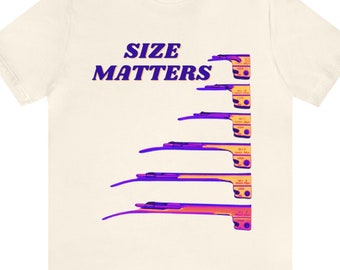 Size Matters&quot; Retro Laryngoscope Blades T-Shirt, CRNA, Anesthesia, Anesthesiologist, Miller Blade, Nurse Anesthetist, Unisex Short Sleeve