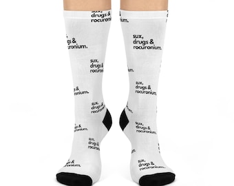 Celestial Sass: Socks for the No-Nonsense Hero with a Hippo-Turd-Sized Sense of Humor, Cushioned Crew Socks