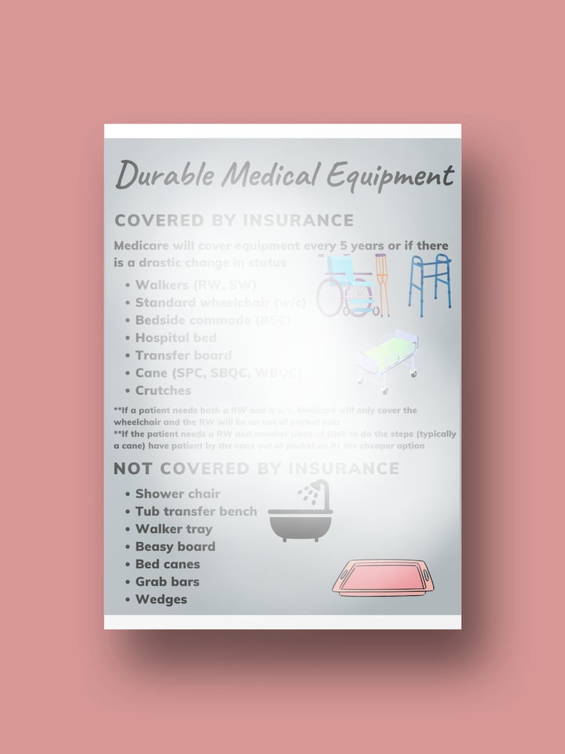 Durable Medical Equipment Reference Guide / Occupational Therapy / OT