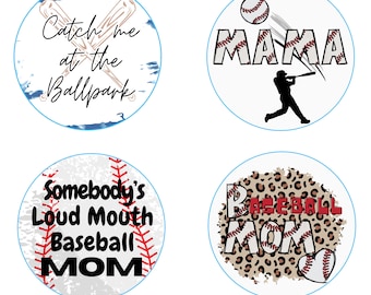 Baseball PNG Digital Download|Baseball mom|Digital Files | Cardstock Rounds| Freshie Supplies