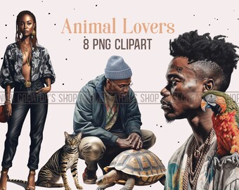 Pet Clipart, Animal Clipart, Cat Clipart, Black Clipart, Animal Lover, Dog Clipart, Bird Clipart