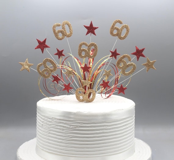 2 Pezzi Decorazioni Per Torta Happy Birthday In Acrilico Dorato - Cake Topper Glitter Specchiato, Elegante E Riutilizzabile