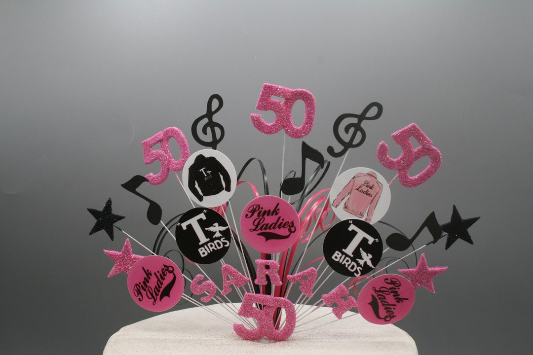 Grease Cake Topper Cake Decoration Cake Spray Birthday Starburst