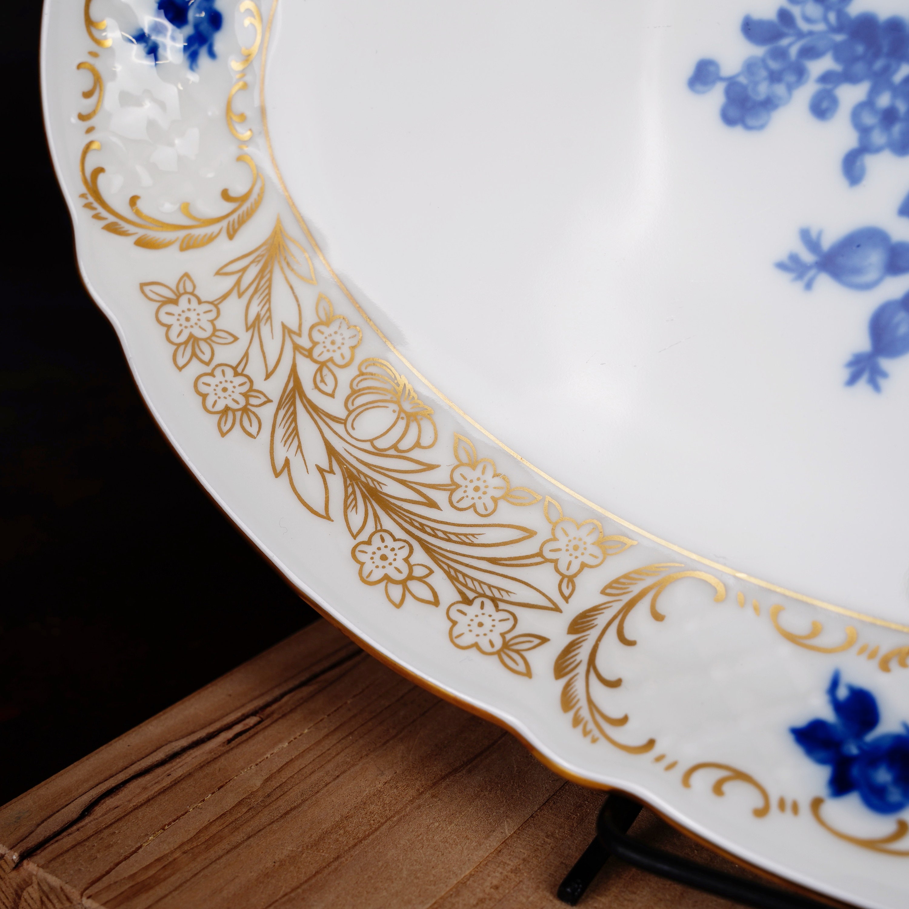 Vintage Schumann Arzberg Germany Oval Serving Platter | Gold Floral ...