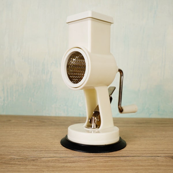 Vintage Almond Mill | Nut Grinder | Chocolate Grinder | Cheese Grater | Cream White | Made in W. - Germany | 70's | good condition | Schulte