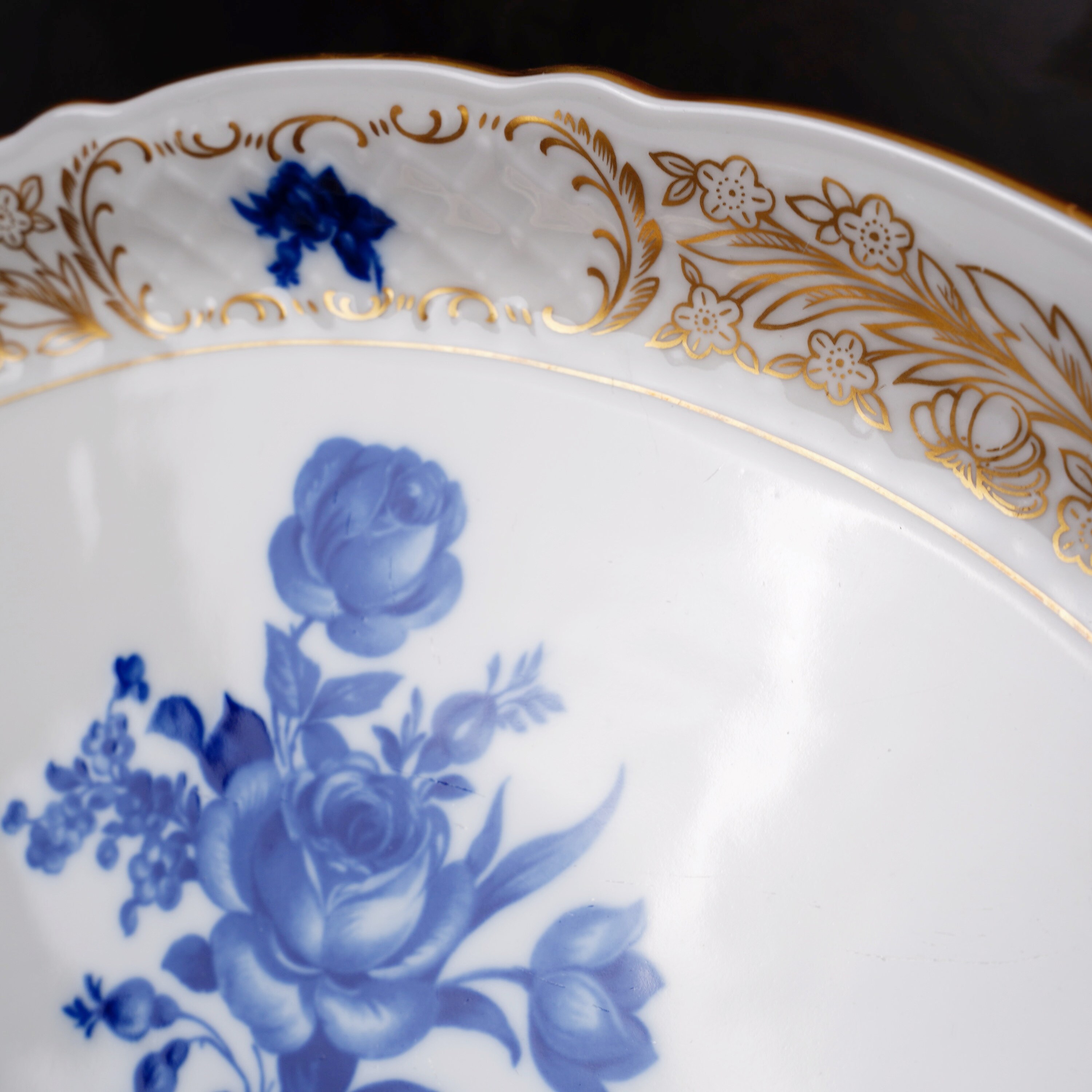 Vintage Schumann Arzberg Germany Oval Serving Platter | Gold Floral ...
