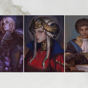 FE3H Dimitri, Edelgard, Claude Art Print/Poster || A5/A4/A3