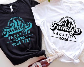 Camisetas personalizadas de vacaciones familiares 2026, camiseta de destino personalizada, camiseta de vacaciones familiares, camiseta sin mangas para mujer, camisetas de viaje familiar, camiseta de crucero familiar