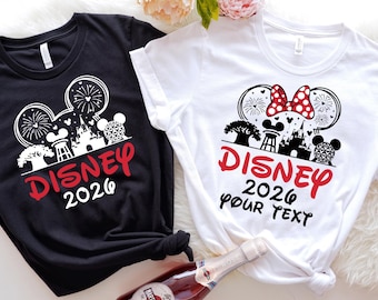 Disney 2026 Family Shirts, Custom Disneyland Shirt, Disney Squad Tshirt, Minnie 2026 Tee, Mickey Sweatshirt, First Disney Trip Clothing