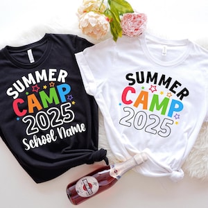 Custom Summer Camp 2025 Shirts, Funny Camping Group Shirts, Camp Life Shirt, Camping Shirt For Kids, Custom School Shirt, Camping Trip Shirt