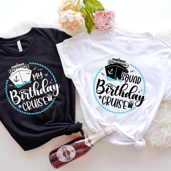 My Birthday Cruise Shirt, Birthday Cruise Squad Shirts, Cruise Birthday T-shirt, Birthday Family Cruising Shirts, Birthday Trip Shirts