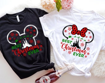 Disney Best Christmas Ever Shirt, Disneyland Minnie and Mickey Shirts, Christmas 2026 Sweater, Christmas Vacation Tshirt, Disney Squad Tee