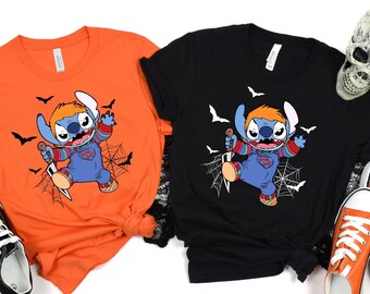 Disney Stitch Halloween Shirt, Funny Halloween Disneyland Shirt, Disney Sartastic Sweatshirt, Halloween Horror Shirts, Fall Shirt