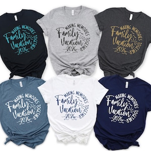 Family Vacation 2026 Shirts, Family Holiday Tshirt, Beach Squad Shirts, Travel Shirt, Summer Tee, Family Vacay Tshirt, Summer Vacation Tees