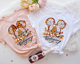 Happy Thanksgiving Shirts, Disney Thanksgiving Tshirts, Thankful Tshirt, Disneyland Fall Sweatshirt, Cute Fall Tshirt, Thanksgiving Day Tee
