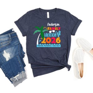 Custom Family Vacation 2026 Memories Shirt, Family Cruise Shirts, Family Holiday Shirt, Summer Vacation Tee, Family Travel Shirt image 5