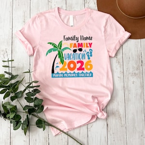 Custom Family Vacation 2026 Memories Shirt, Family Cruise Shirts, Family Holiday Shirt, Summer Vacation Tee, Family Travel Shirt image 8