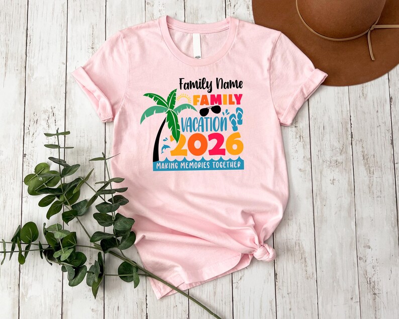 Custom Family Vacation 2026 Memories Shirt, Family Cruise Shirts, Family Holiday Shirt, Summer Vacation Tee, Family Travel Shirt image 8