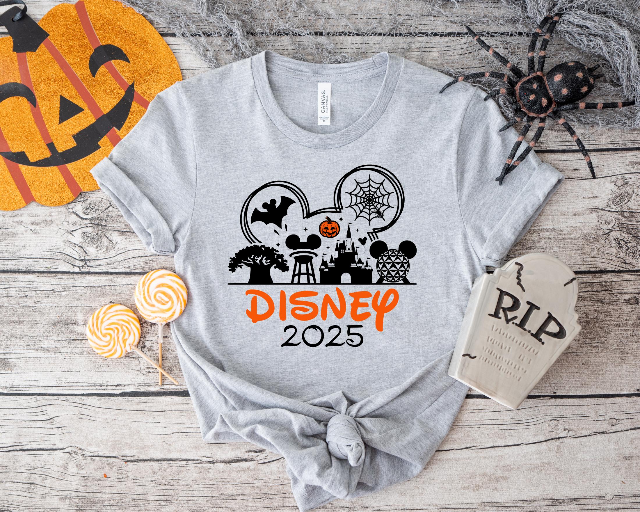 Disney Halloween 2025 Shirts, Custom Disney Trip Shirts, Halloween Disneyland  Sweatshirt, Family Disney Tshirts, Personalized Halloween Tee