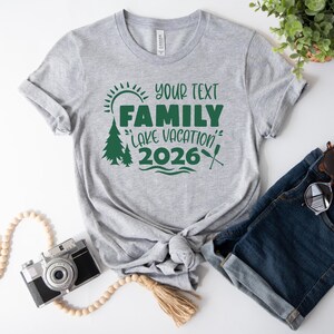 Custom Family Lake Vacation 2026 Shirts, Family Camping Shirt, Camper Shirt, Family Beach Shirt, Family Vacation Shirts, Women Tank Top image 8