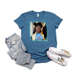 Camisetas de graduación personalizadas con foto vintage, camiseta personalizada de graduado 2026, camiseta de la generación 2026, camiseta de último año 2026, camiseta de graduado orgulloso imagen 8