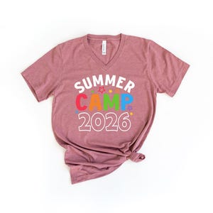 Custom Summer Camp 2026 Shirts, Funny Camping Group Shirts, Camp Life Shirt, Camping Shirt For Kids, Custom School Shirt, Camping Trip Shirt image 6