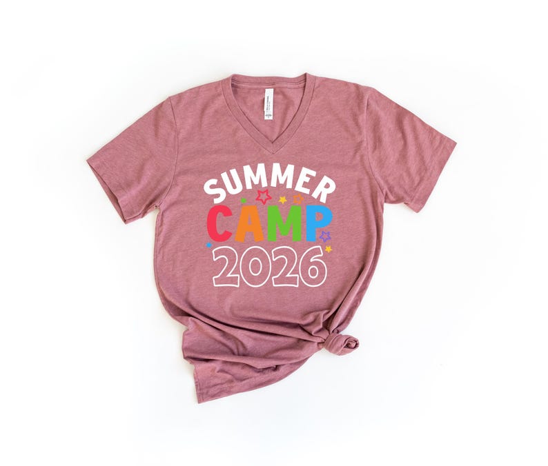 Custom Summer Camp 2026 Shirts, Funny Camping Group Shirts, Camp Life Shirt, Camping Shirt For Kids, Custom School Shirt, Camping Trip Shirt image 6