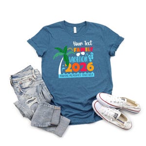 Custom Family Vacation 2026 Memories Shirt, Family Cruise Shirts, Family Holiday Shirt, Summer Vacation Tee, Family Travel Shirt image 3