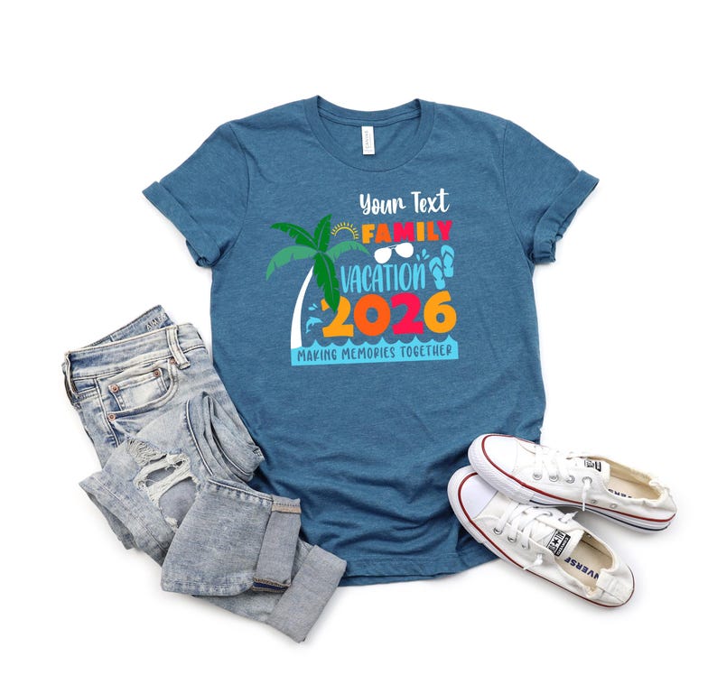 Custom Family Vacation 2026 Memories Shirt, Family Cruise Shirts, Family Holiday Shirt, Summer Vacation Tee, Family Travel Shirt image 3