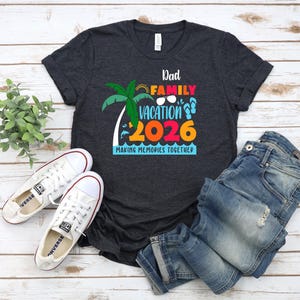 Custom Family Vacation 2026 Memories Shirt, Family Cruise Shirts, Family Holiday Shirt, Summer Vacation Tee, Family Travel Shirt image 2