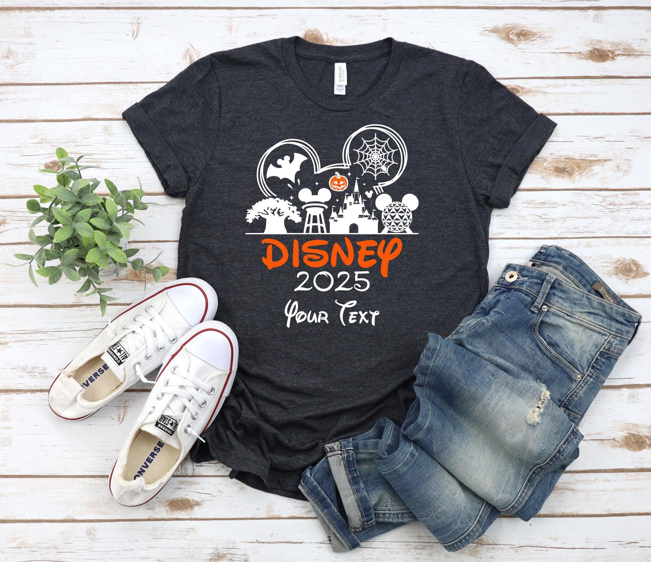 Disney Halloween 2025 Shirts, Custom Disney Trip Shirts, Halloween Disneyland  Sweatshirt, Family Disney Tshirts, Personalized Halloween Tee
