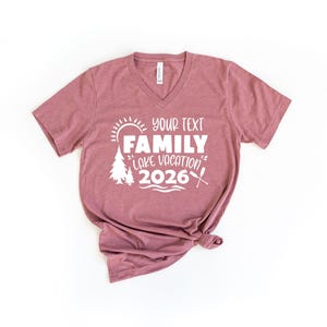 Custom Family Lake Vacation 2026 Shirts, Family Camping Shirt, Camper Shirt, Family Beach Shirt, Family Vacation Shirts, Women Tank Top image 6