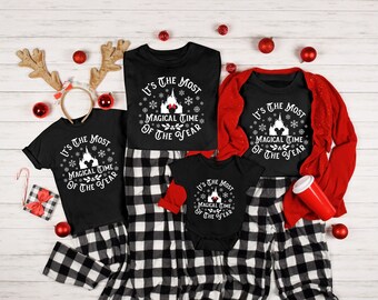 It's The Most Magical Time Of The Year Shirts, Disney Christmas Family Tshirts, Christmas Crew Tees, Disneyland Shirt, Disney Squad Clothing