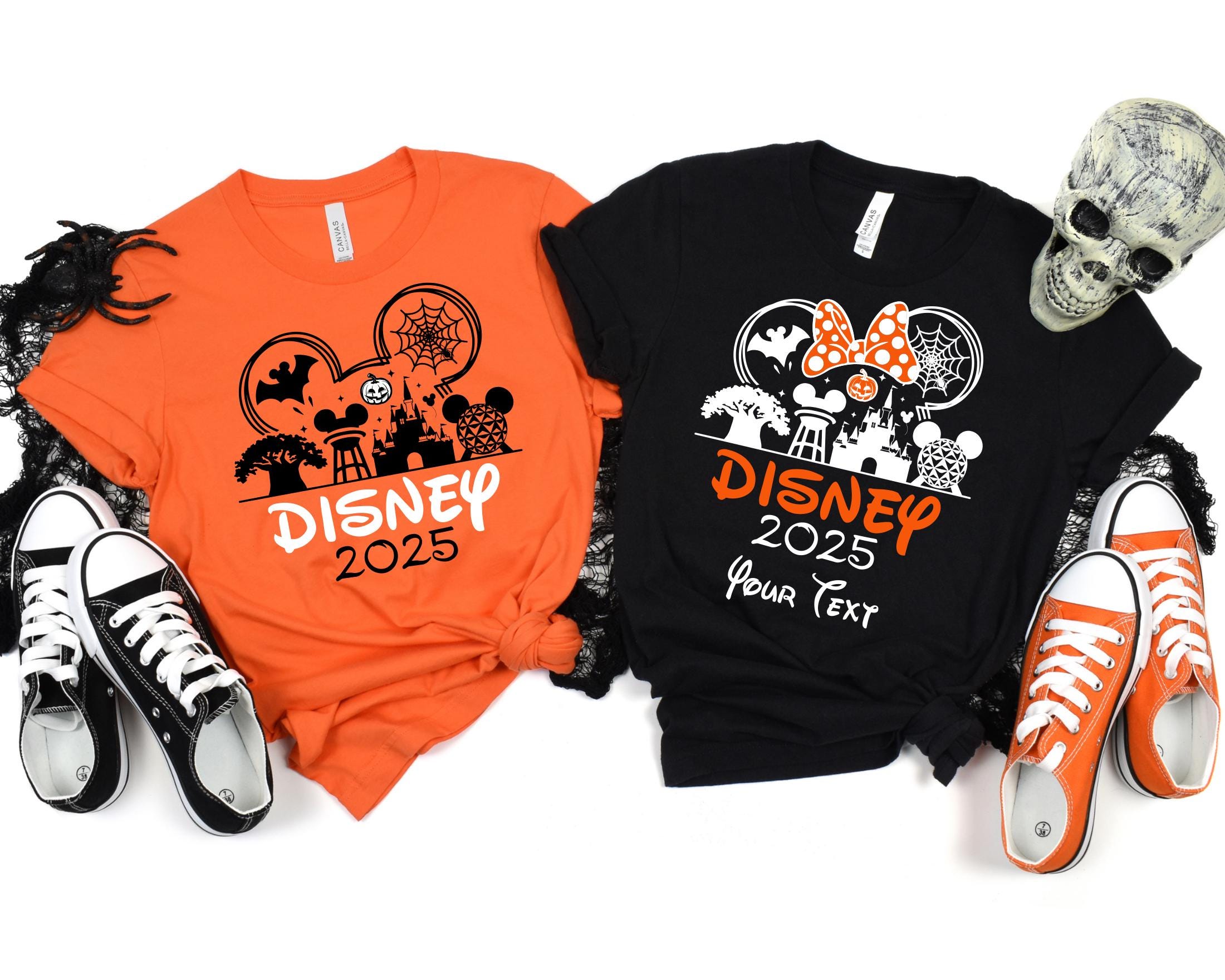 Disney Halloween 2025 Shirts, Custom Disney Trip Shirts, Halloween Disneyland  Sweatshirt, Family Disney Tshirts, Personalized Halloween Tee