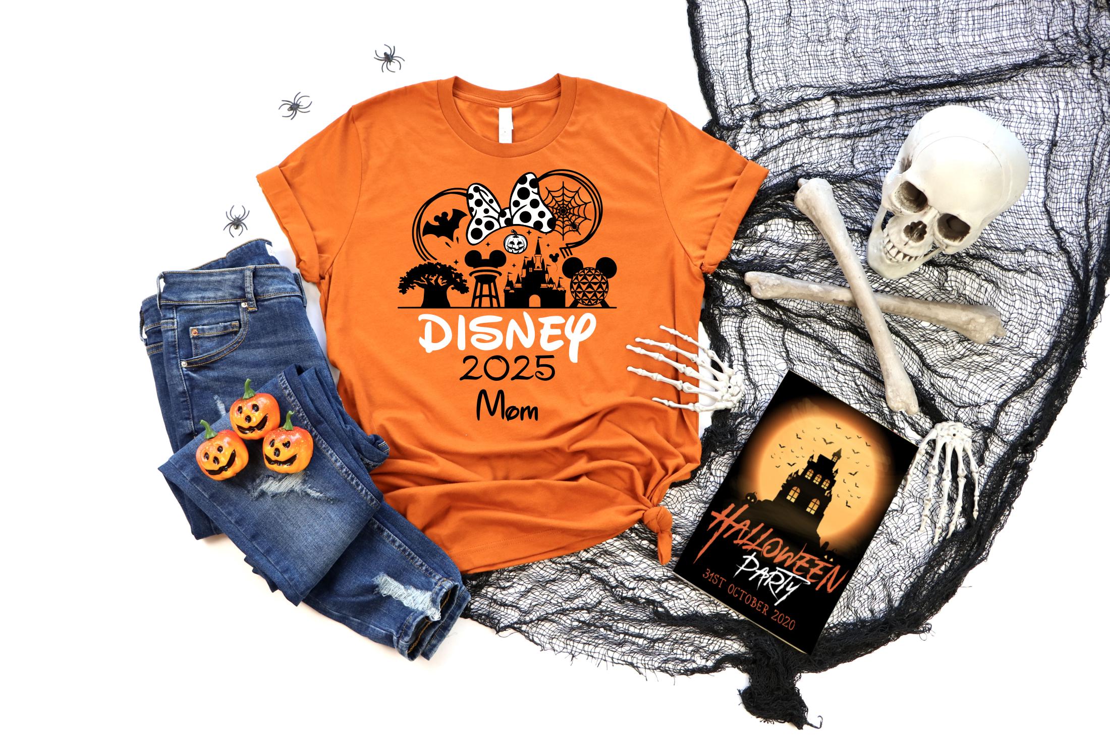 Disney Halloween 2025 Shirts, Custom Disney Trip Shirts, Halloween Disneyland  Sweatshirt, Family Disney Tshirts, Personalized Halloween Tee