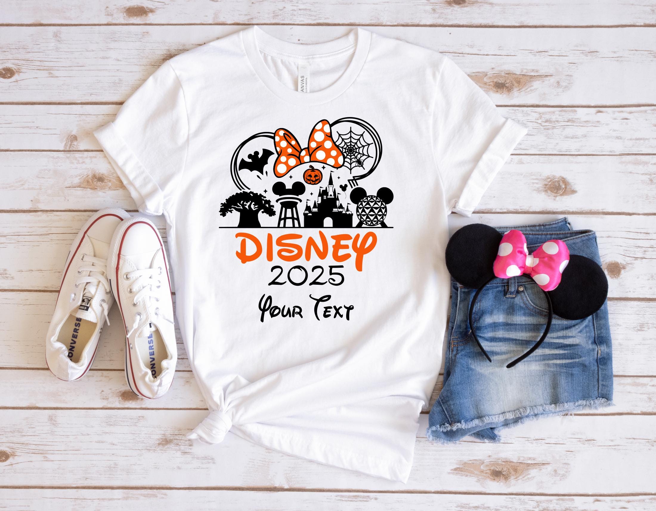 Disney Halloween 2025 Shirts, Custom Disney Trip Shirts, Halloween Disneyland  Sweatshirt, Family Disney Tshirts, Personalized Halloween Tee