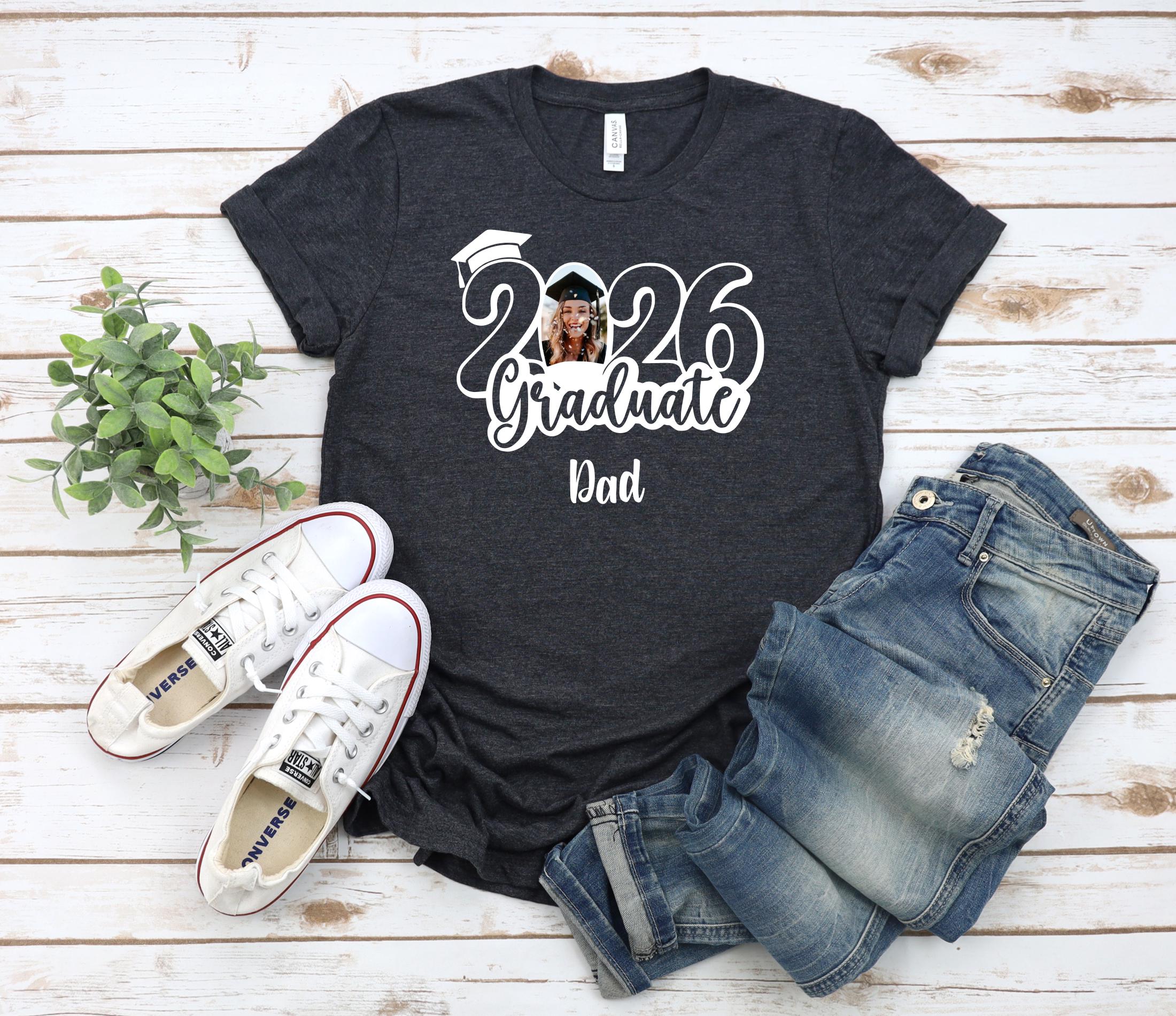 Custom Graduate 2026 Shirt With Custom Photo, Photo Inside 2026 ...
