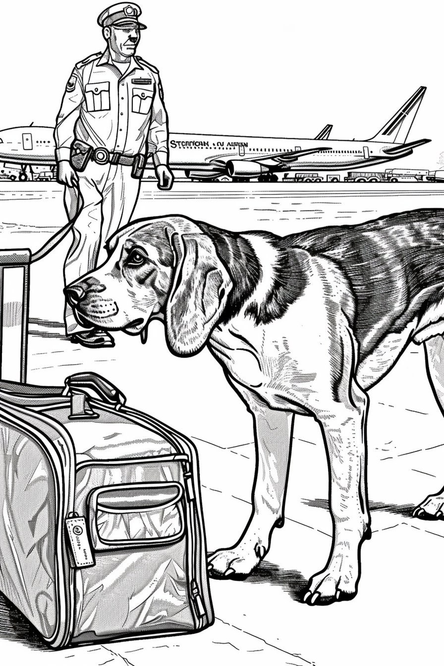 Heroes in Fur 40 Service Dog Coloring Pages for Inspiration and