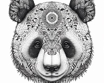 50 Animal mandala stress relief coloring pages for adults,printable coloring pages,animal coloring book for kids