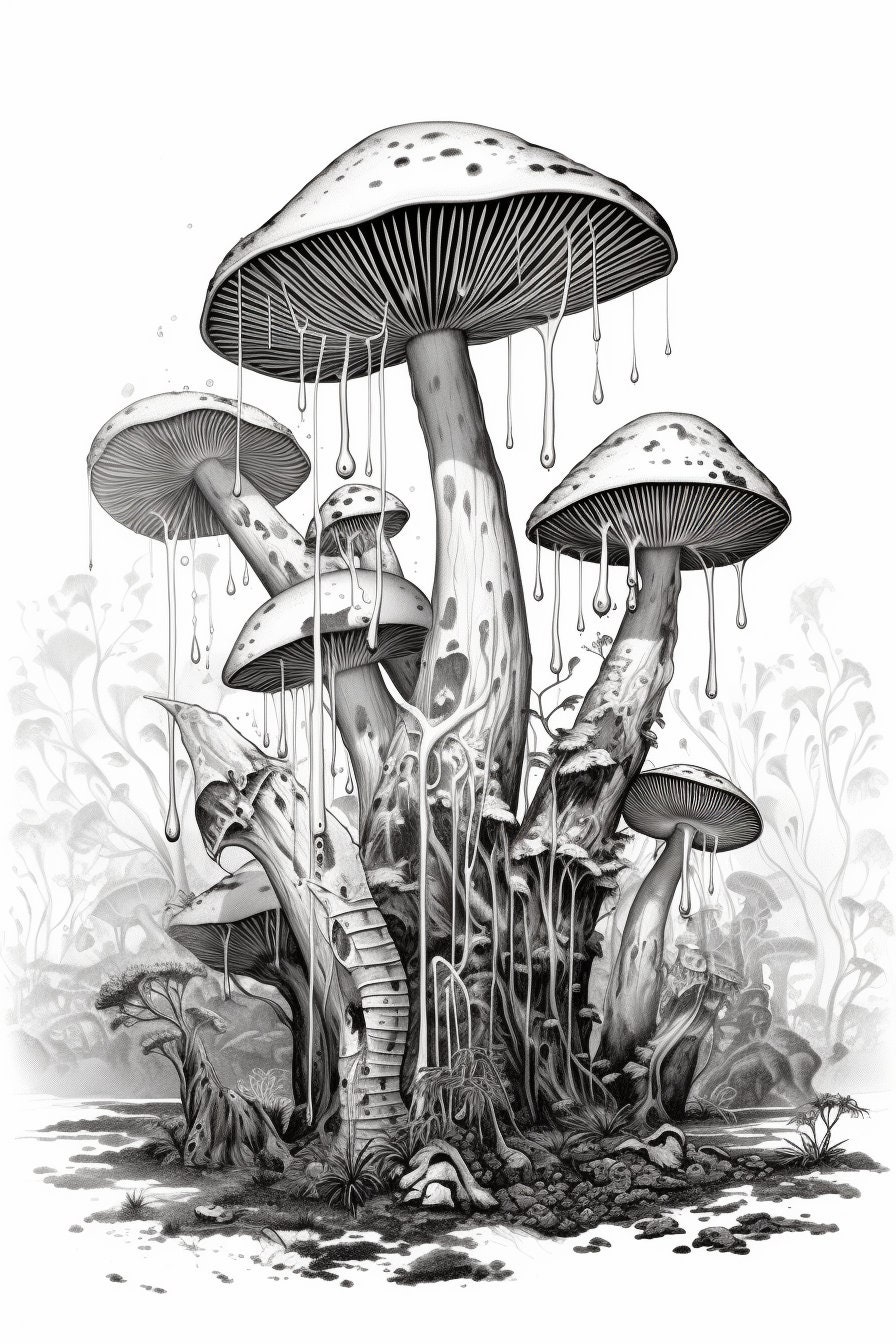 Coluring Pages Drippy 45 Trippy Psychedelic Coloring Pages for Adults, Dripping Faces ...
