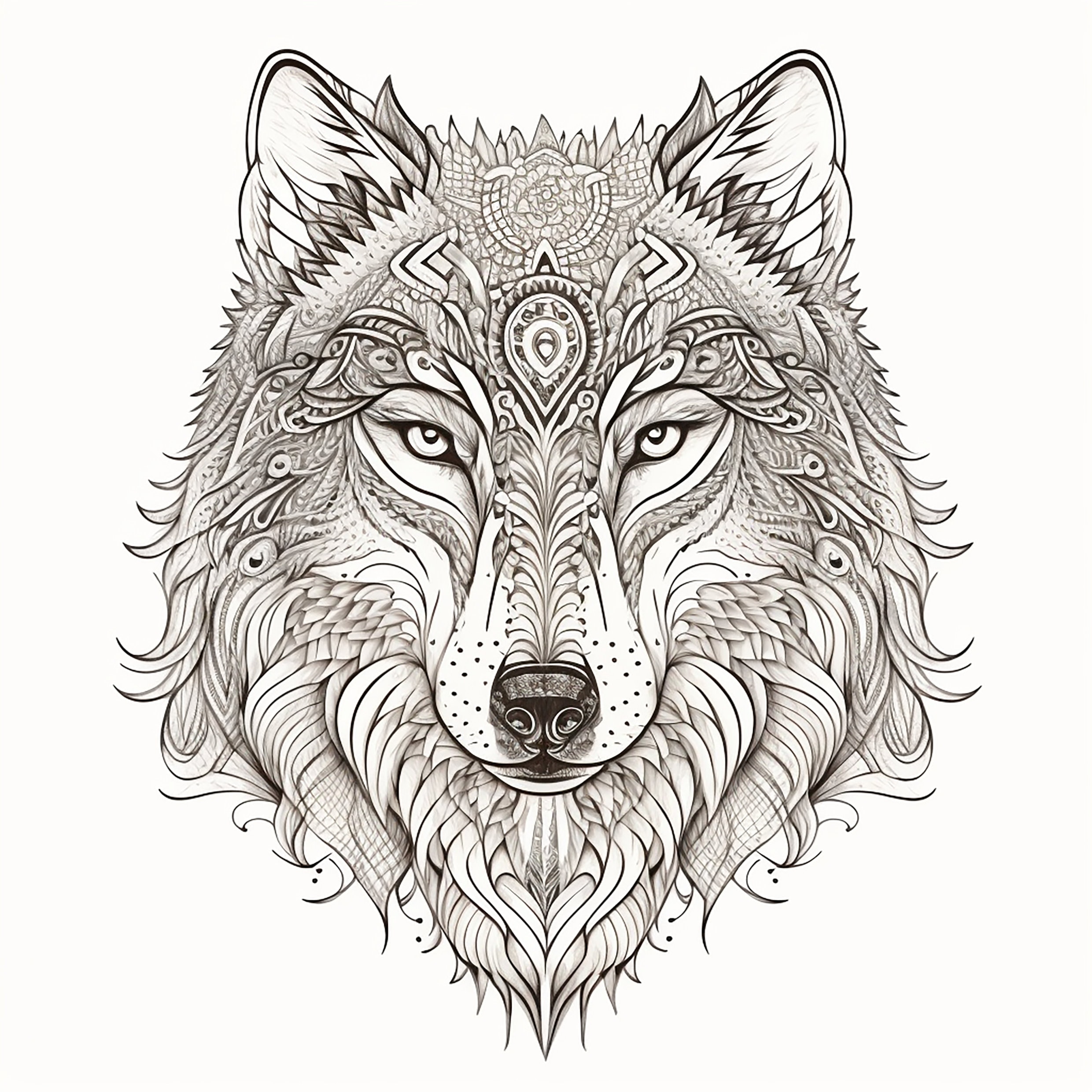 50 Animal Mandala Stress Relief Coloring Pages for Adults,printable ...