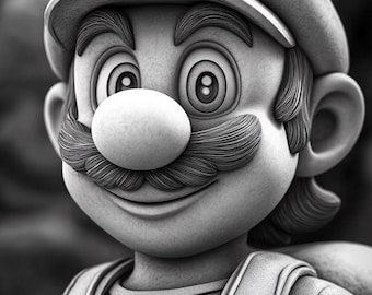 30 Super Mario Coloring Pages ,Mario and Luigi Coloring Book, Grayscale Coloring Pages, Mario Bros Coloring Pages