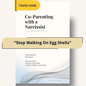 Co-Parenting with a Narcissist Survival Guide | High-Conflict Co-Parenting Clarity & Pattern Recognition | Digital PDF for Parents
