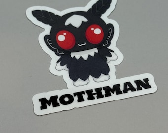 Cutest Mothman Sticker Decal Cryptid
