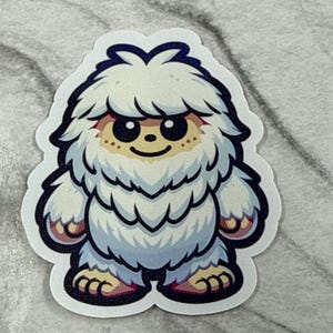 Cutest Yeti Sticker Decal Cryptid